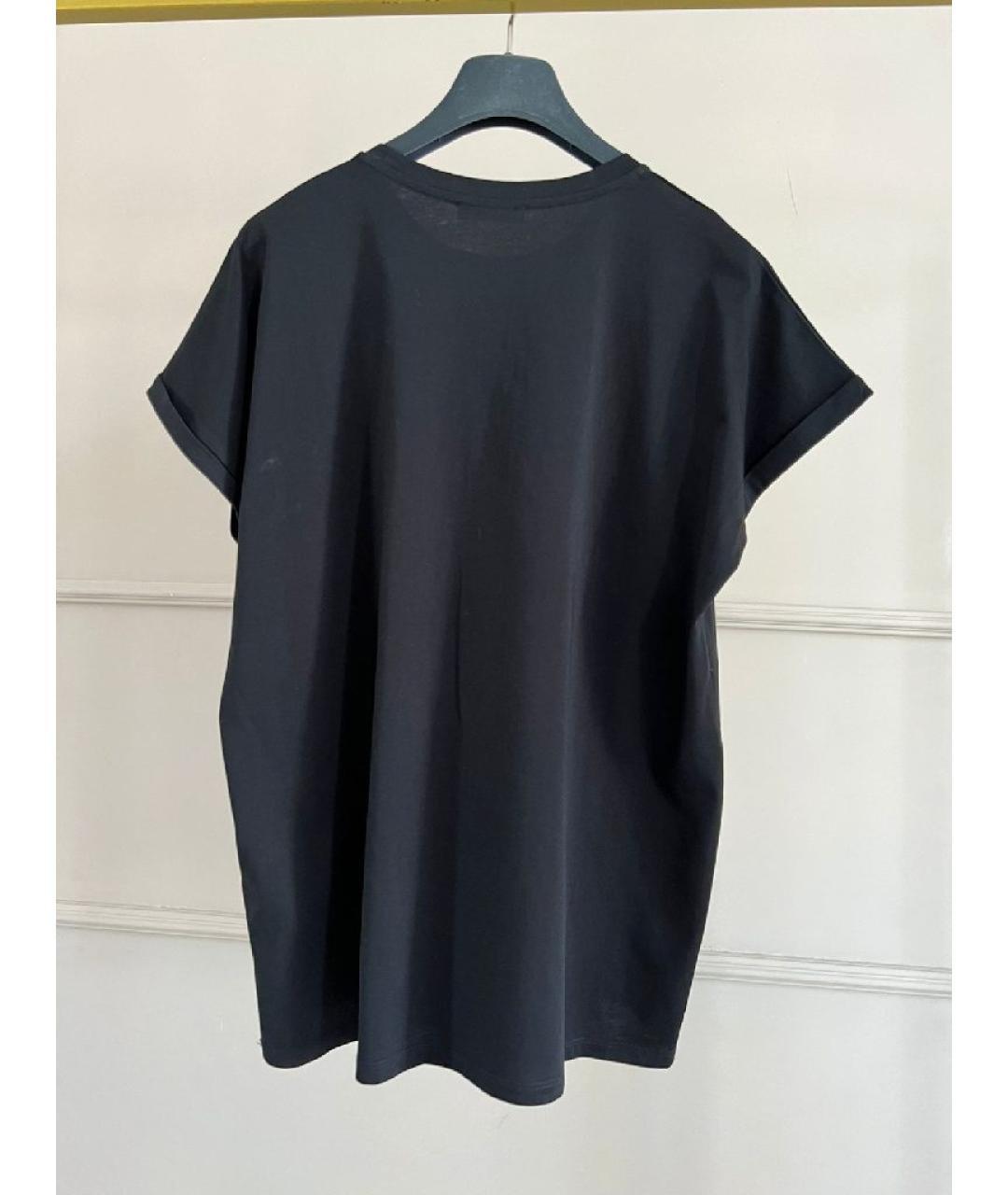 BALMAIN Черная футболка, фото 2