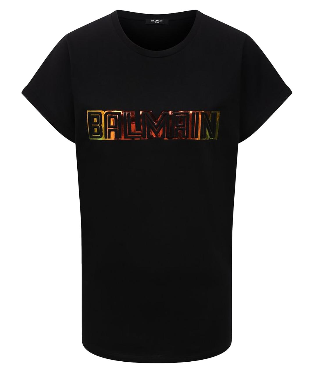 BALMAIN Черная футболка, фото 1