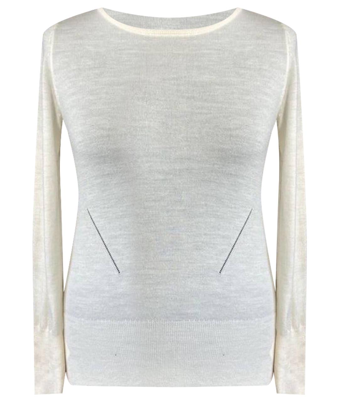 PATRIZIA PEPE Белый шерстяной джемпер / свитер, фото 1