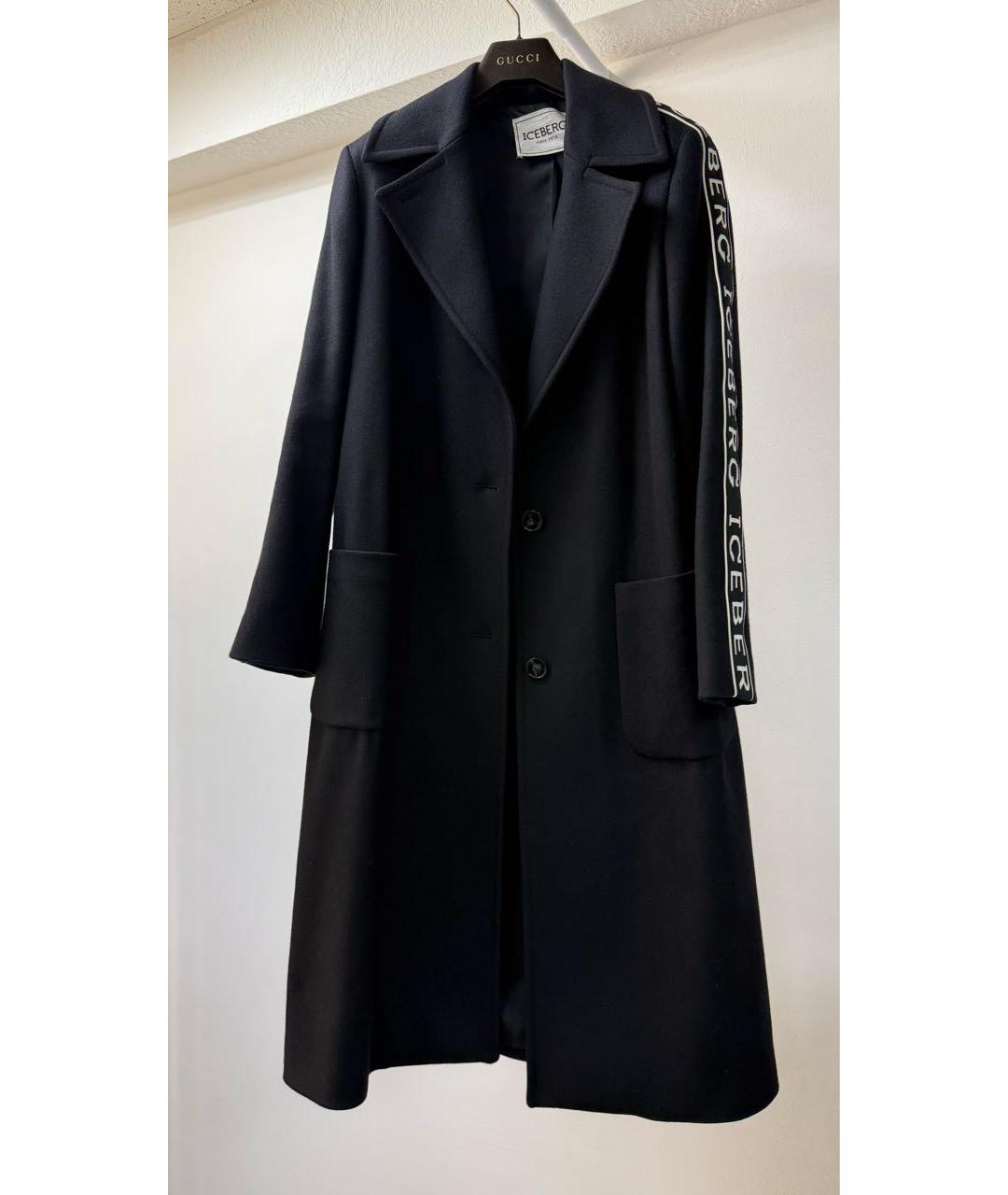 ICEBERG Черное пальто, фото 5