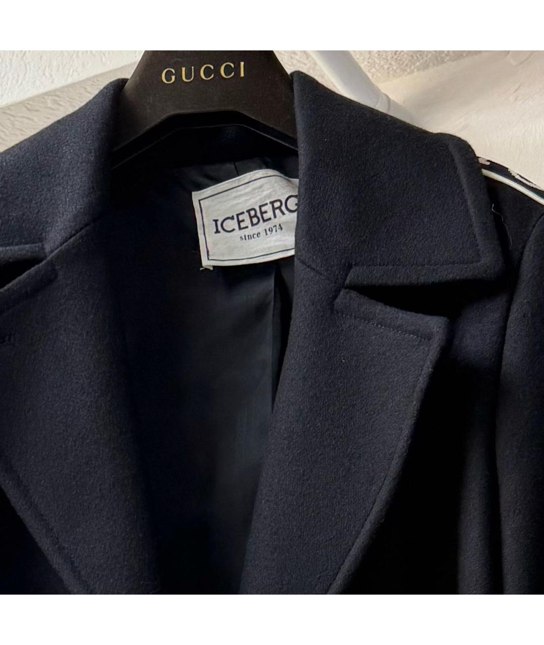 ICEBERG Черное пальто, фото 4