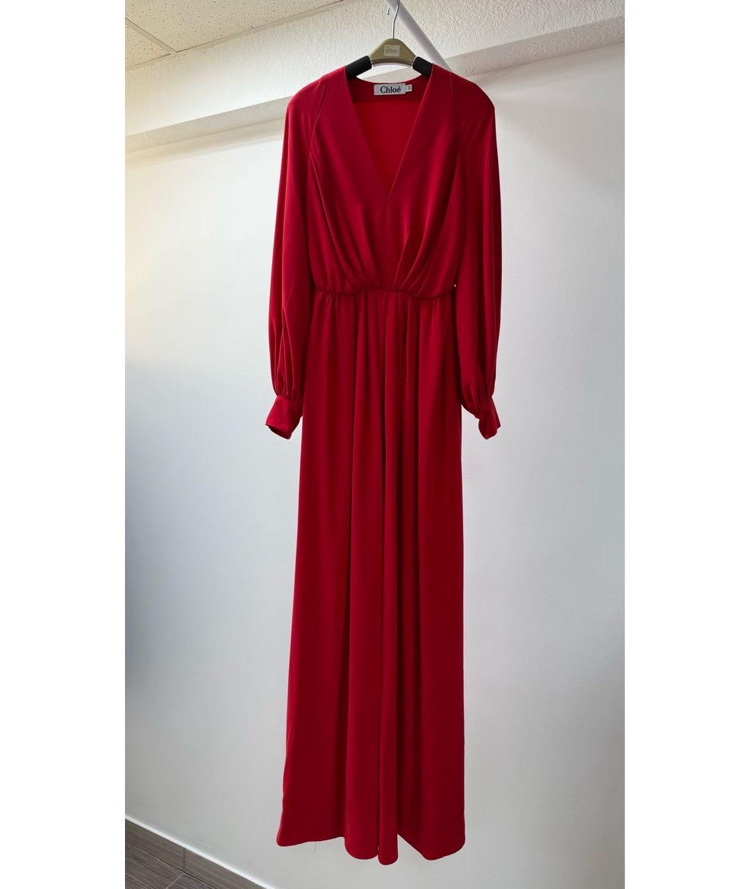 CHLOE Красное вечернее платье, фото 2