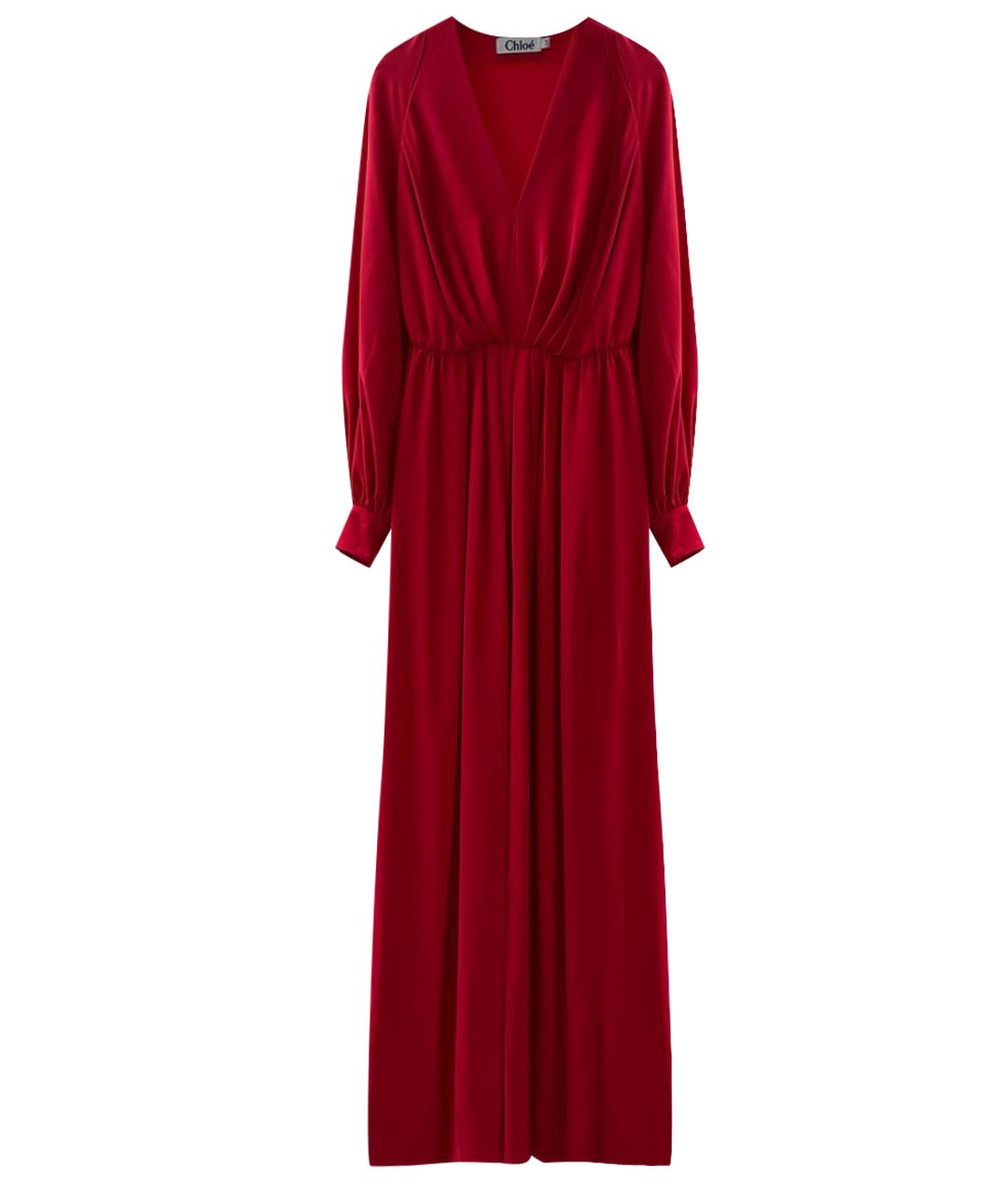 CHLOE Красное вечернее платье, фото 1