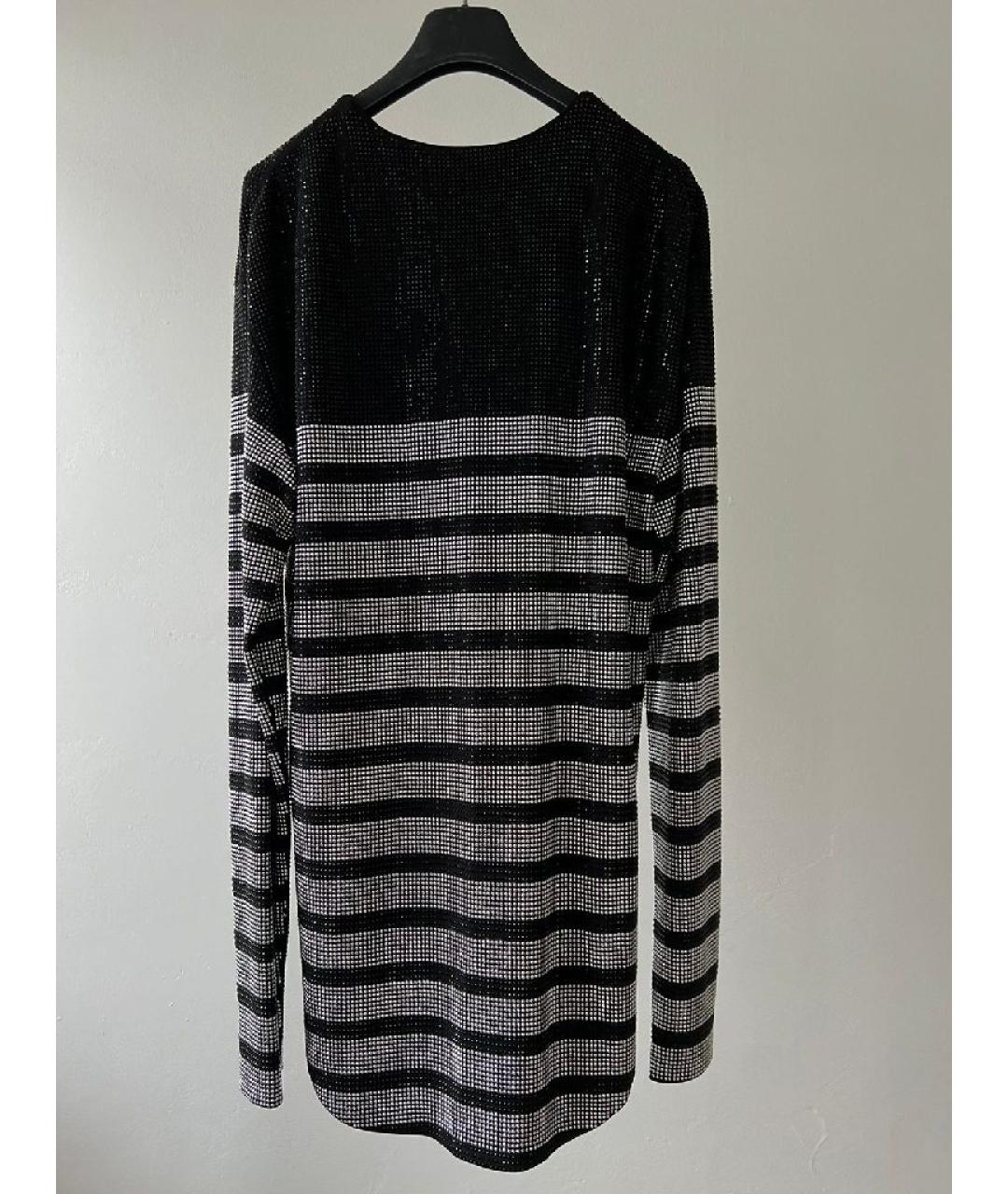 BALMAIN Серебряное вискозное вечернее платье, фото 2