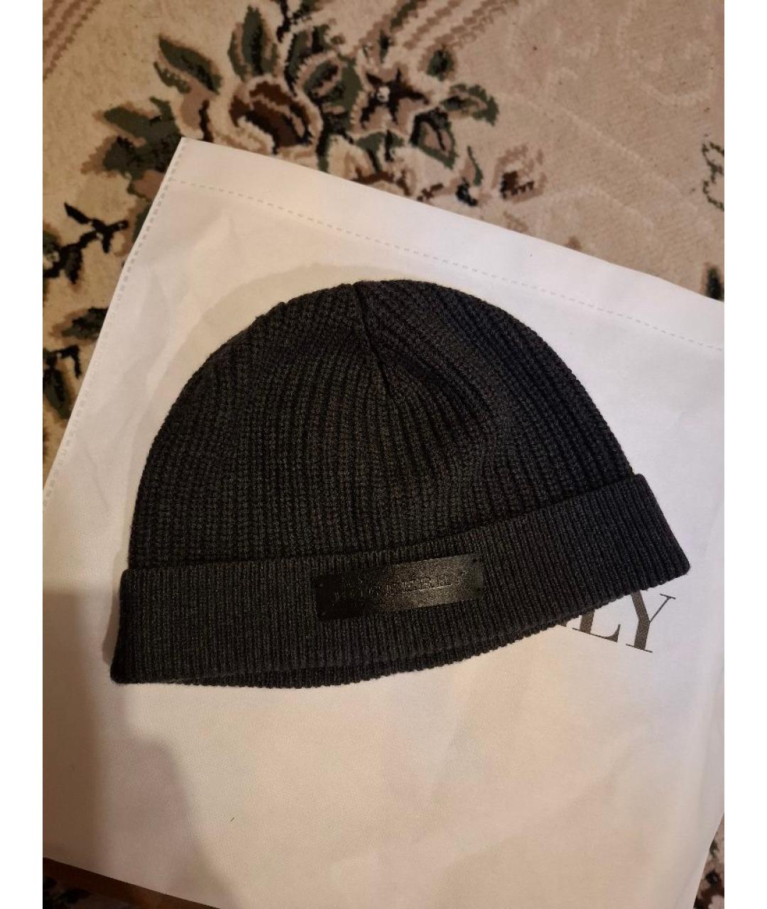 BURBERRY Серая кашемировая шапка, фото 5