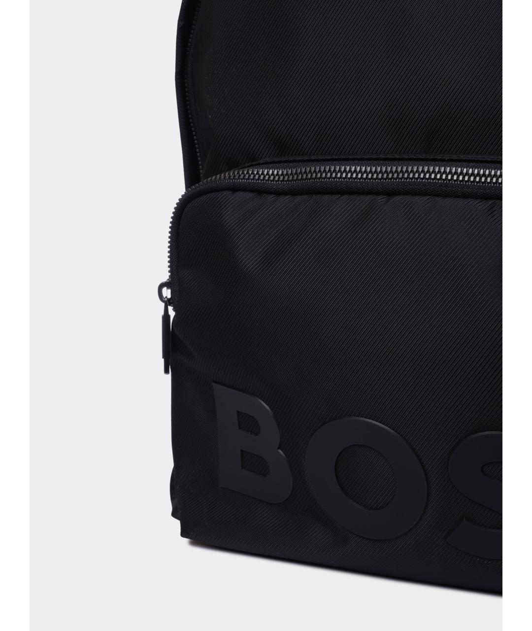 HUGO BOSS Черный синтетический рюкзак, фото 3