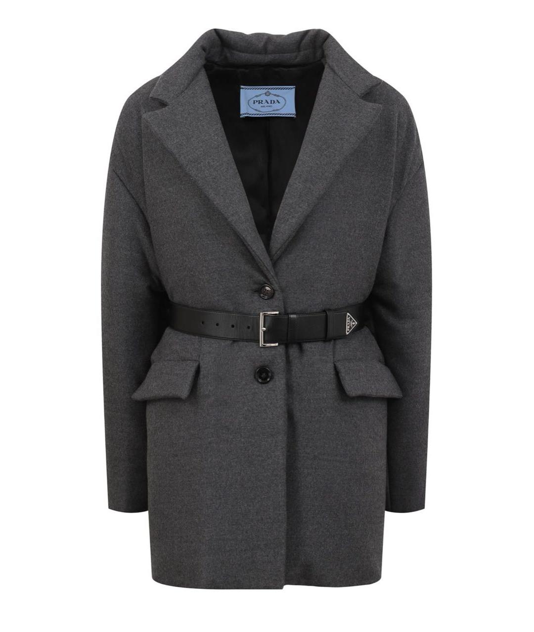 PRADA Серая кашемировая куртка, фото 1