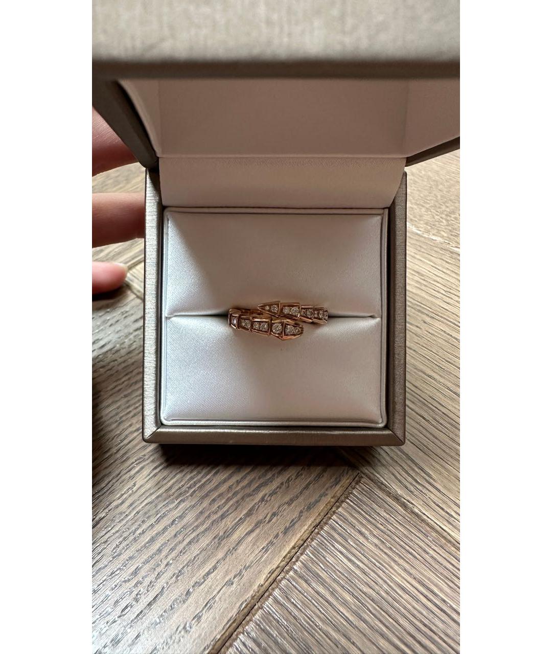 BVLGARI Золотое кольцо из розового золота, фото 8