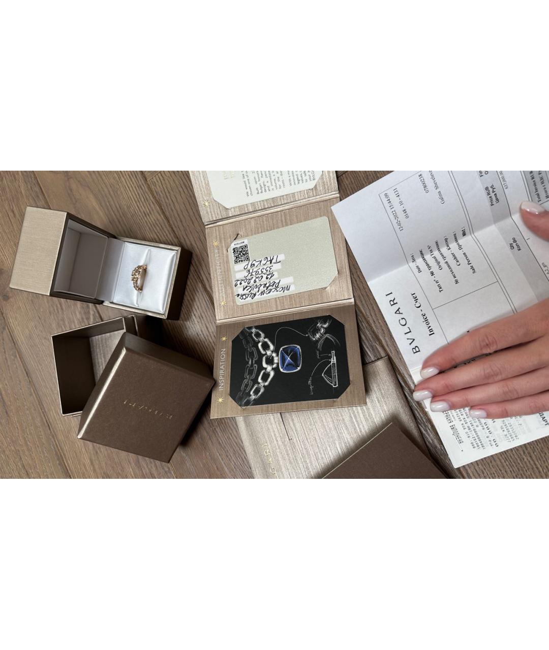 BVLGARI Золотое кольцо из розового золота, фото 4