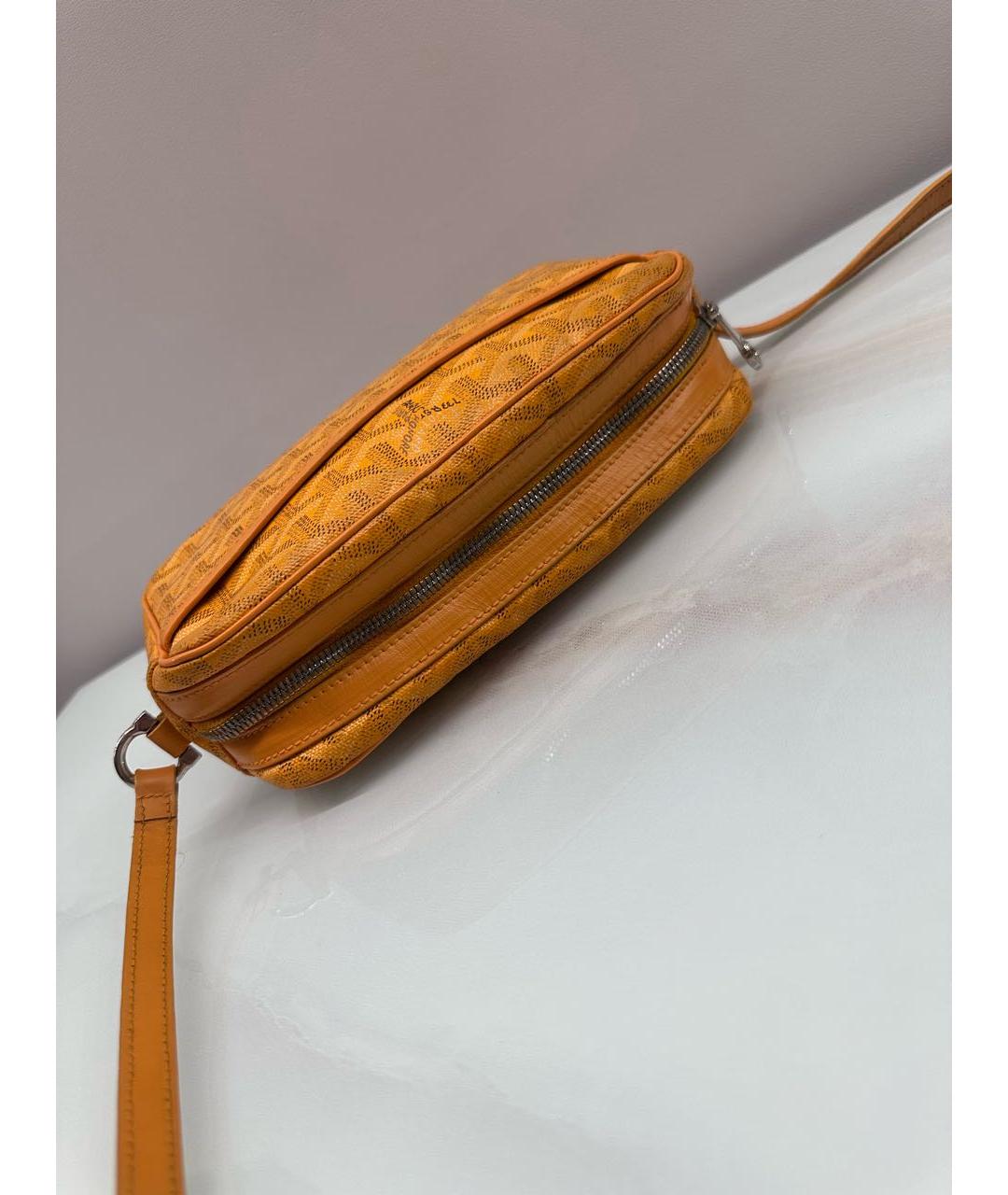 GOYARD Желтая сумка на плечо, фото 2