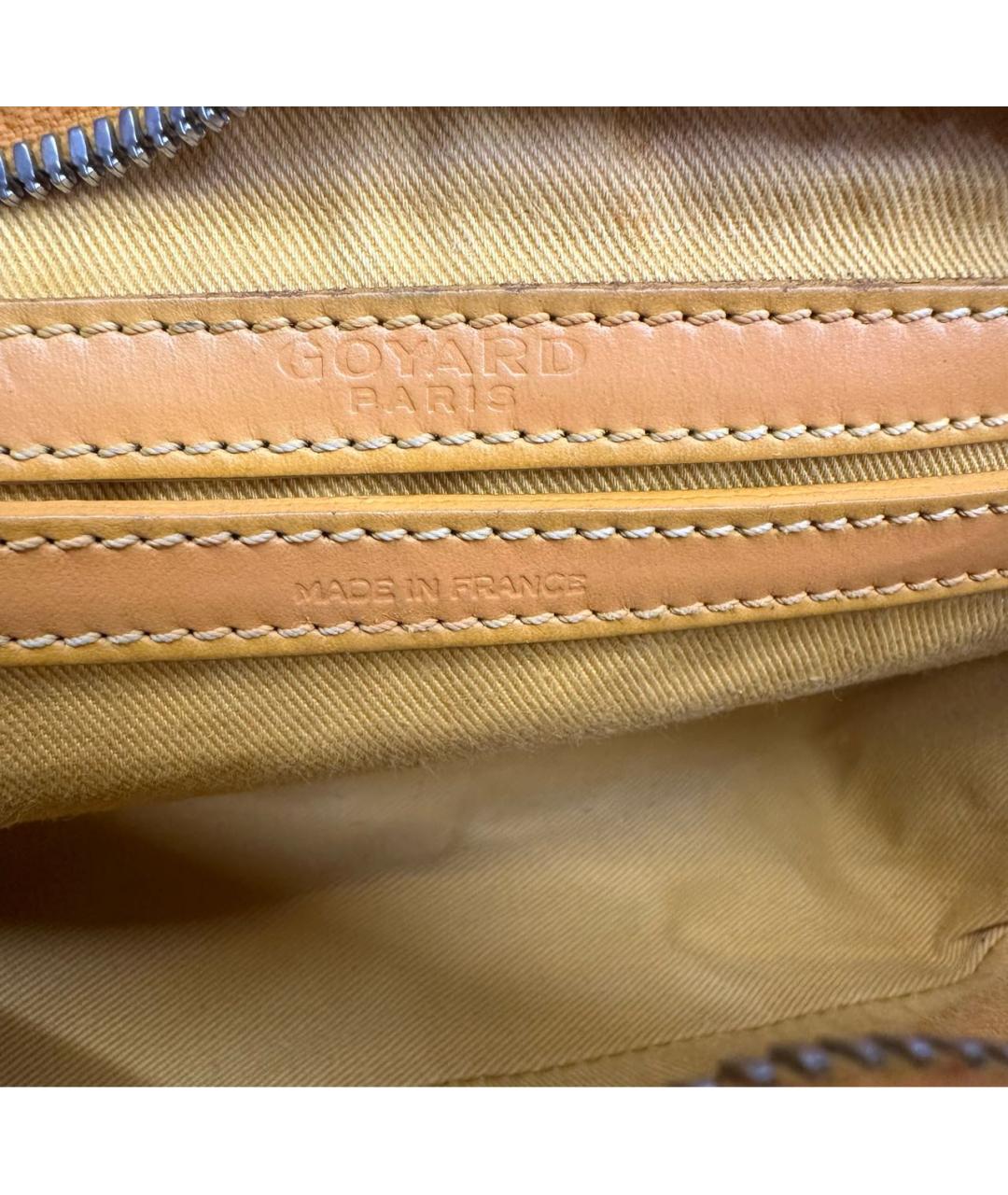 GOYARD Желтая сумка на плечо, фото 6