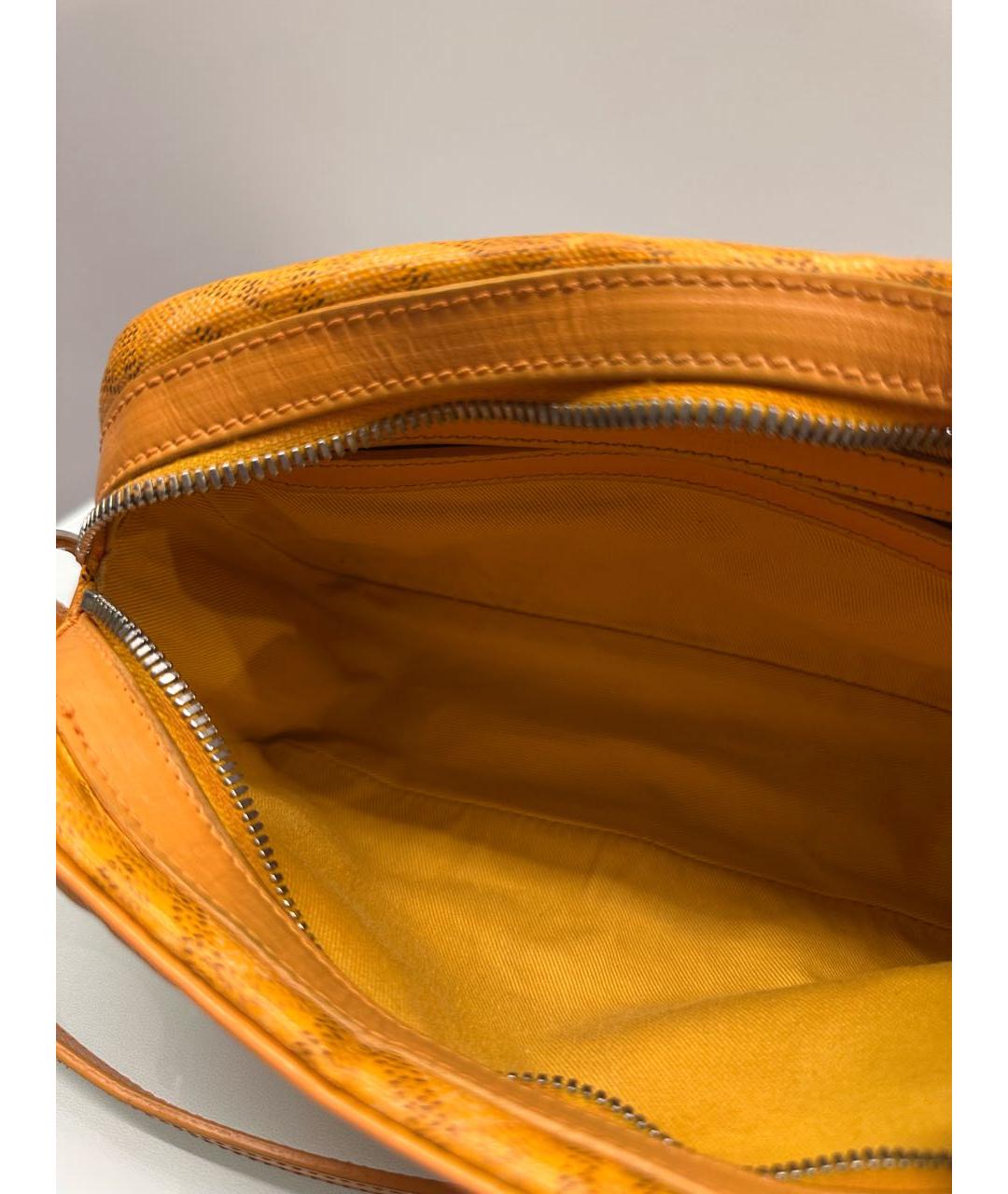 GOYARD Желтая сумка на плечо, фото 4