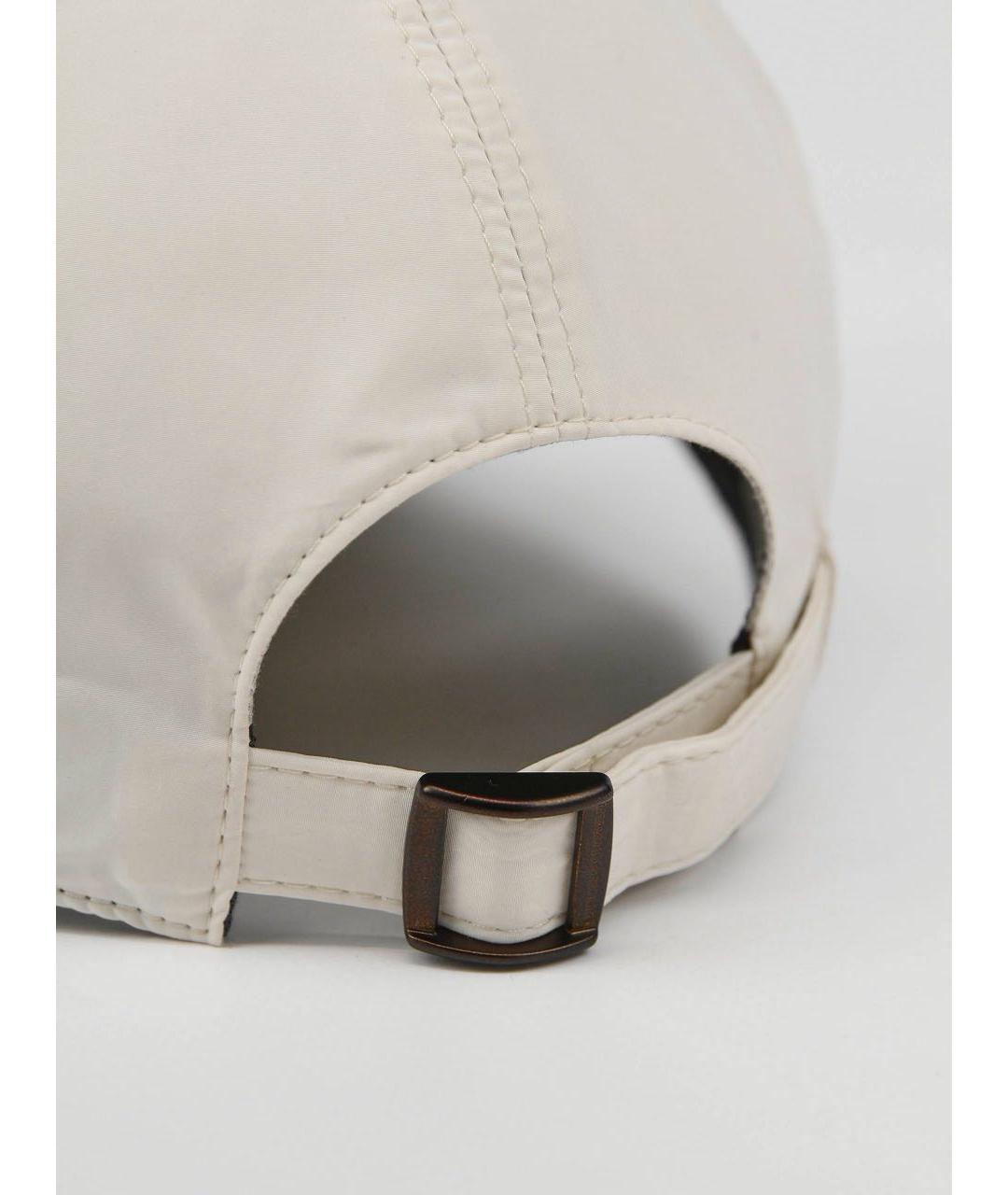 BRUNELLO CUCINELLI Бежевая хлопковая кепка/бейсболка, фото 5