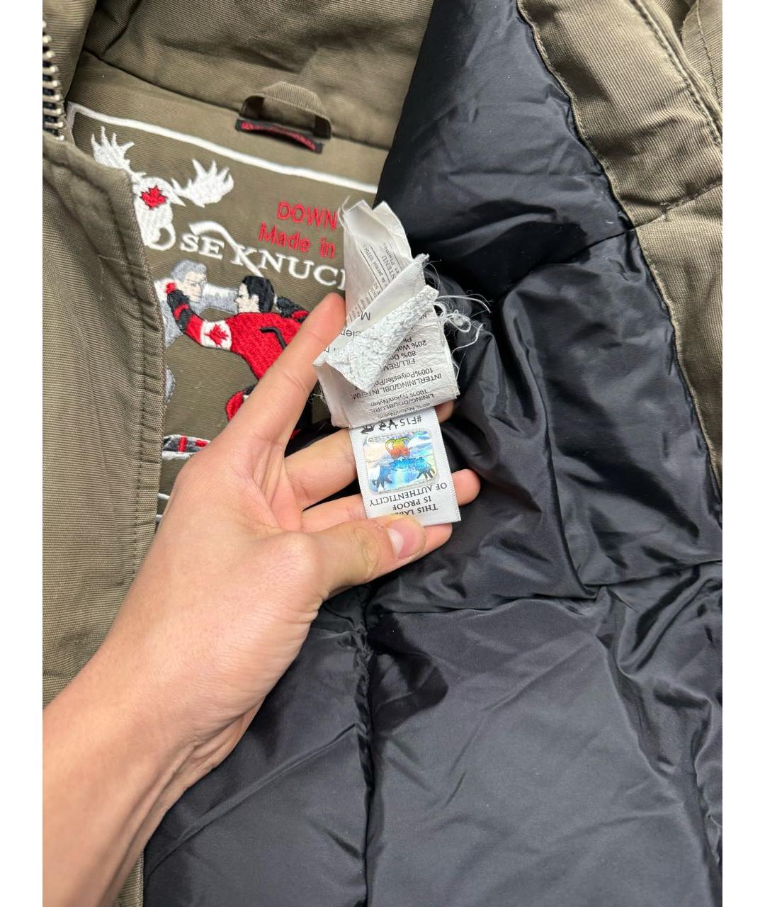 MOOSE KNUCKLES Хаки парка, фото 3