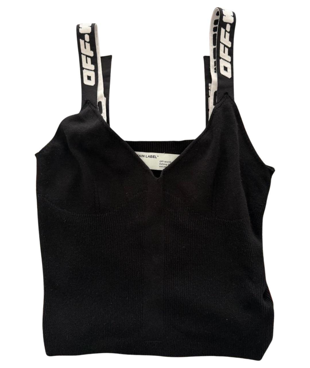 OFF-WHITE Черная майка, фото 1