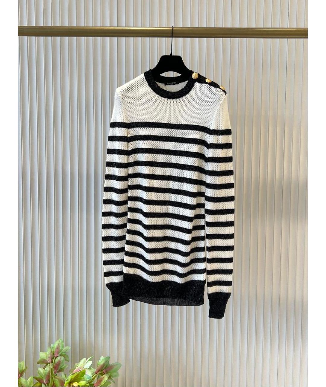 BALMAIN Белый джемпер / свитер, фото 8