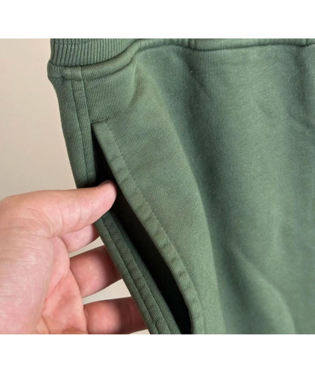 CP COMPANY Зеленые хлопковые повседневные брюки, фото 5