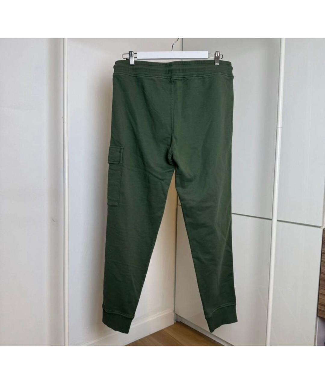 CP COMPANY Зеленые хлопковые повседневные брюки, фото 3