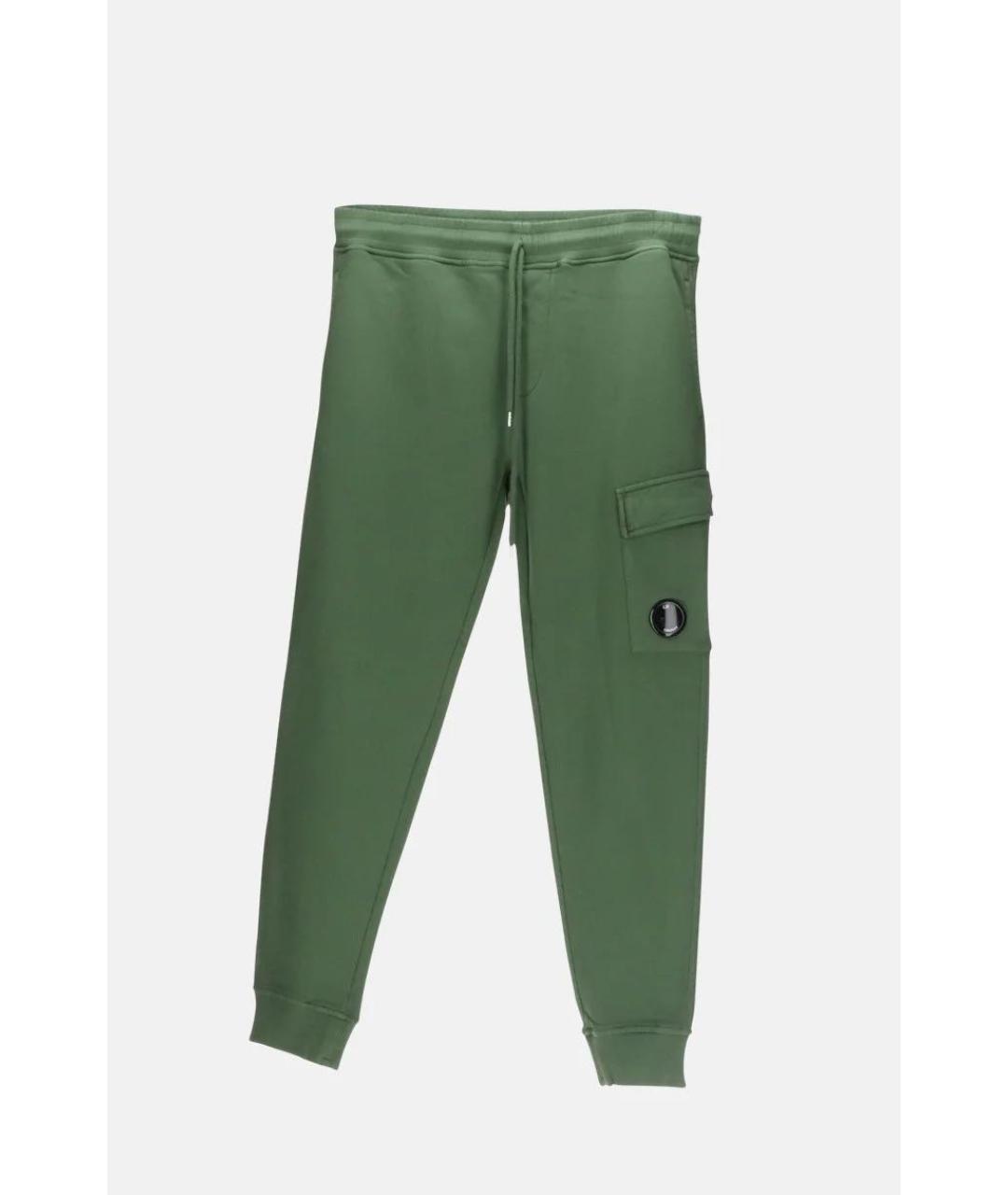 CP COMPANY Зеленые хлопковые повседневные брюки, фото 7