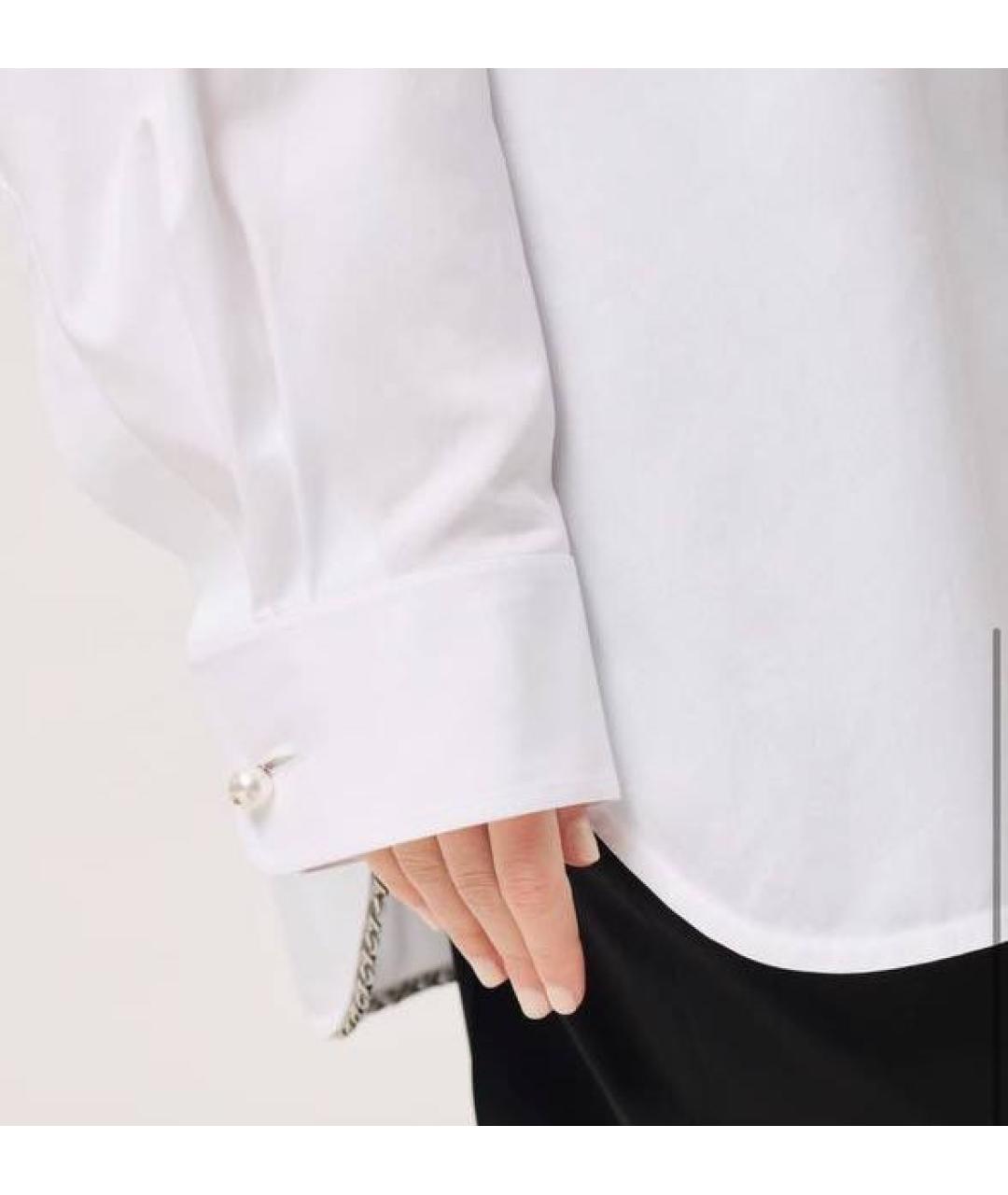 CHANEL Белая хлопковая рубашка, фото 2