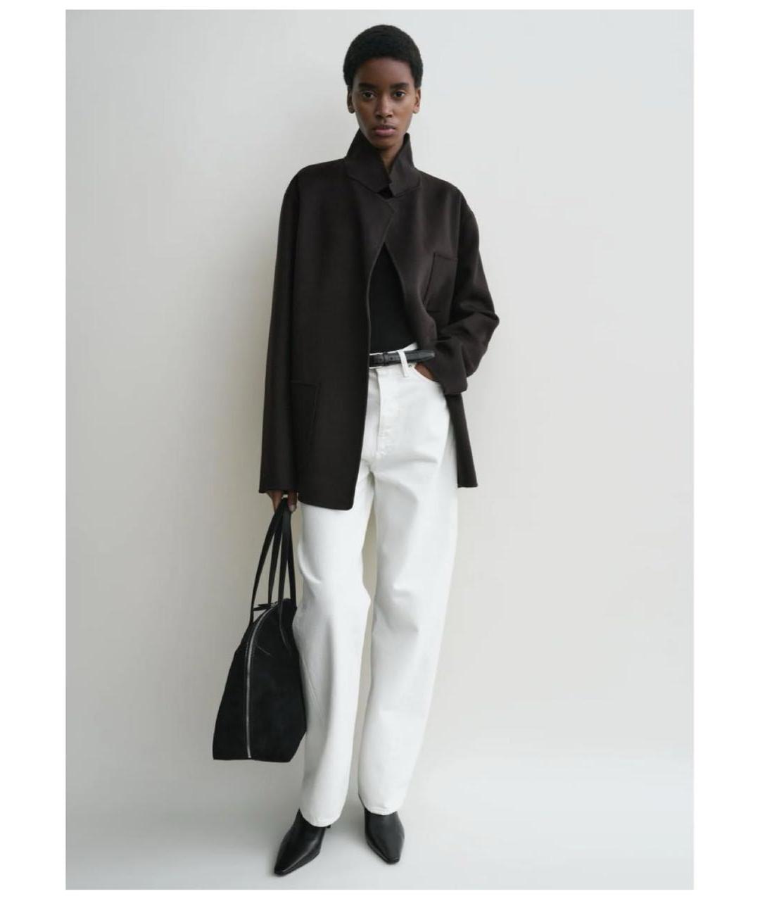 TOTEME Коричневый шерстяной жакет/пиджак, фото 3