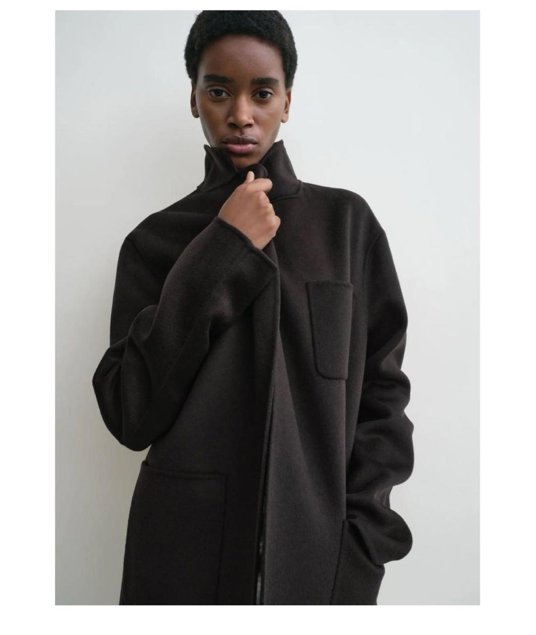 TOTEME Коричневый шерстяной жакет/пиджак, фото 2