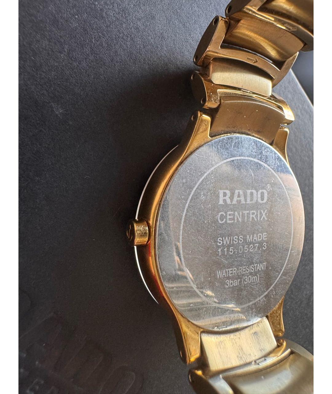 RADO Золотые стальные часы, фото 2