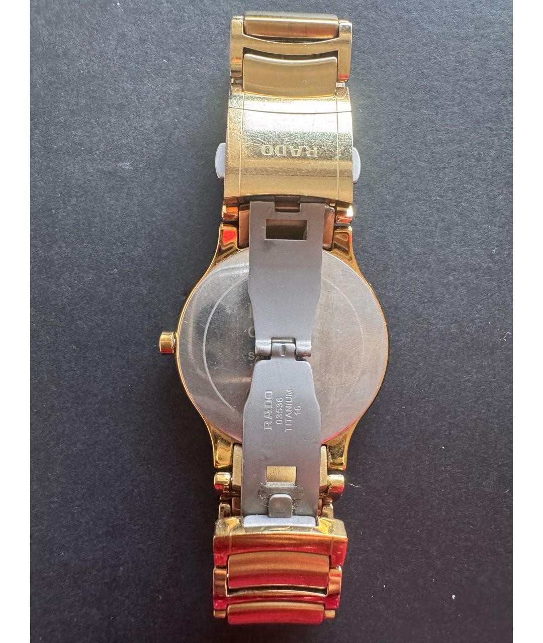 RADO Золотые стальные часы, фото 3