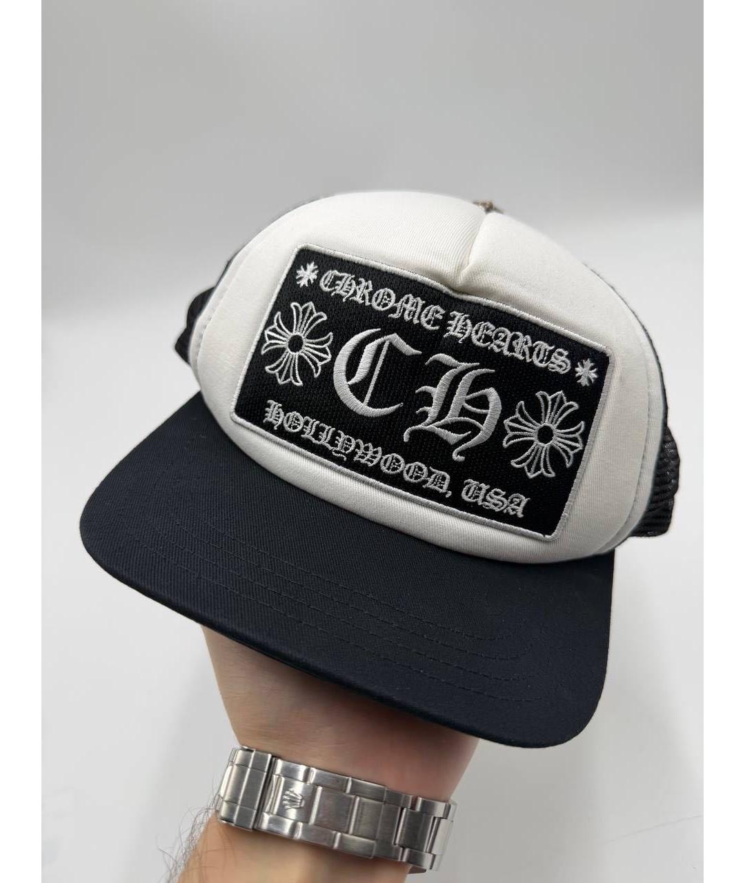 CHROME HEARTS Черная хлопковая кепка/бейсболка, фото 2