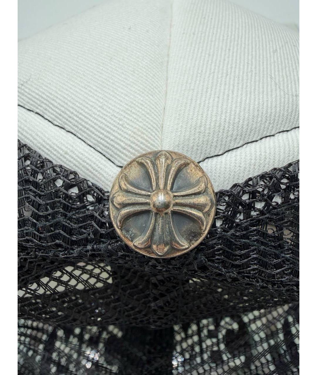 CHROME HEARTS Черная хлопковая кепка/бейсболка, фото 4