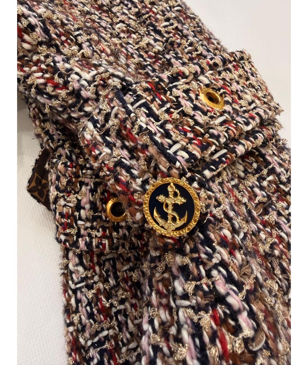 LOUIS VUITTON Твидовое повседневное платье, фото 5