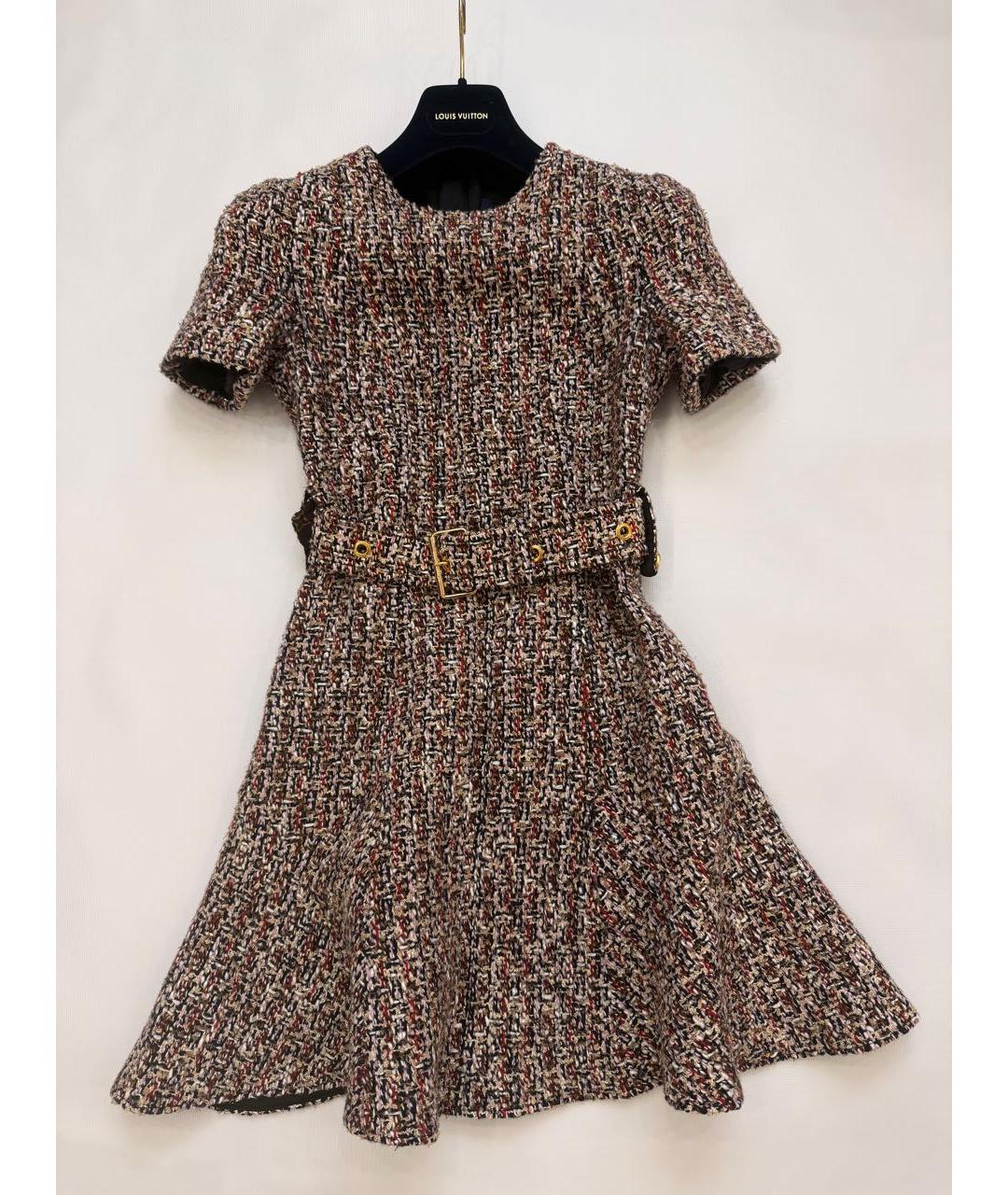 LOUIS VUITTON Твидовое повседневное платье, фото 8