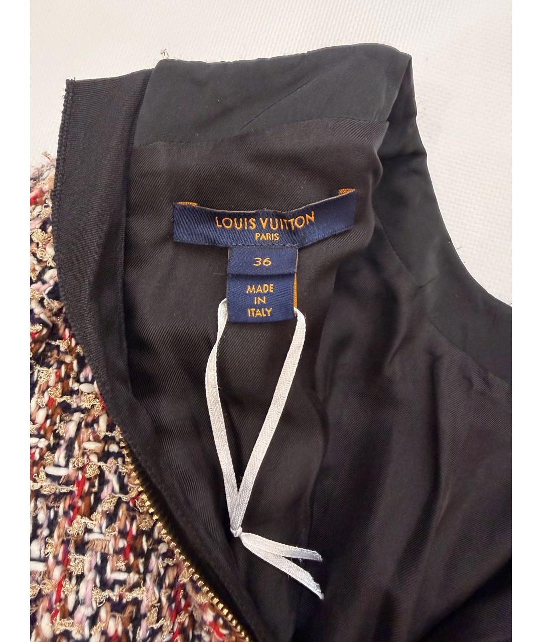 LOUIS VUITTON Твидовое повседневное платье, фото 3