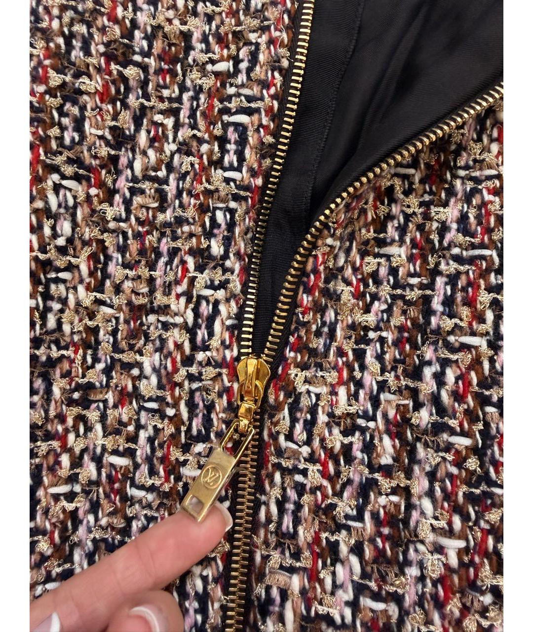 LOUIS VUITTON Твидовое повседневное платье, фото 6