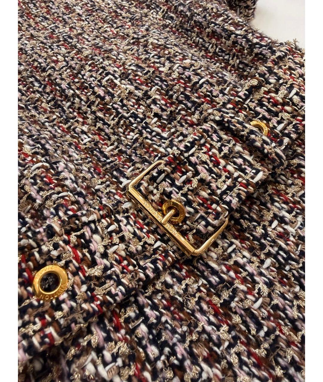 LOUIS VUITTON Твидовое повседневное платье, фото 4