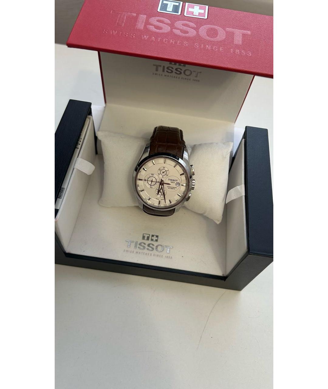 TISSOT Белые часы, фото 2