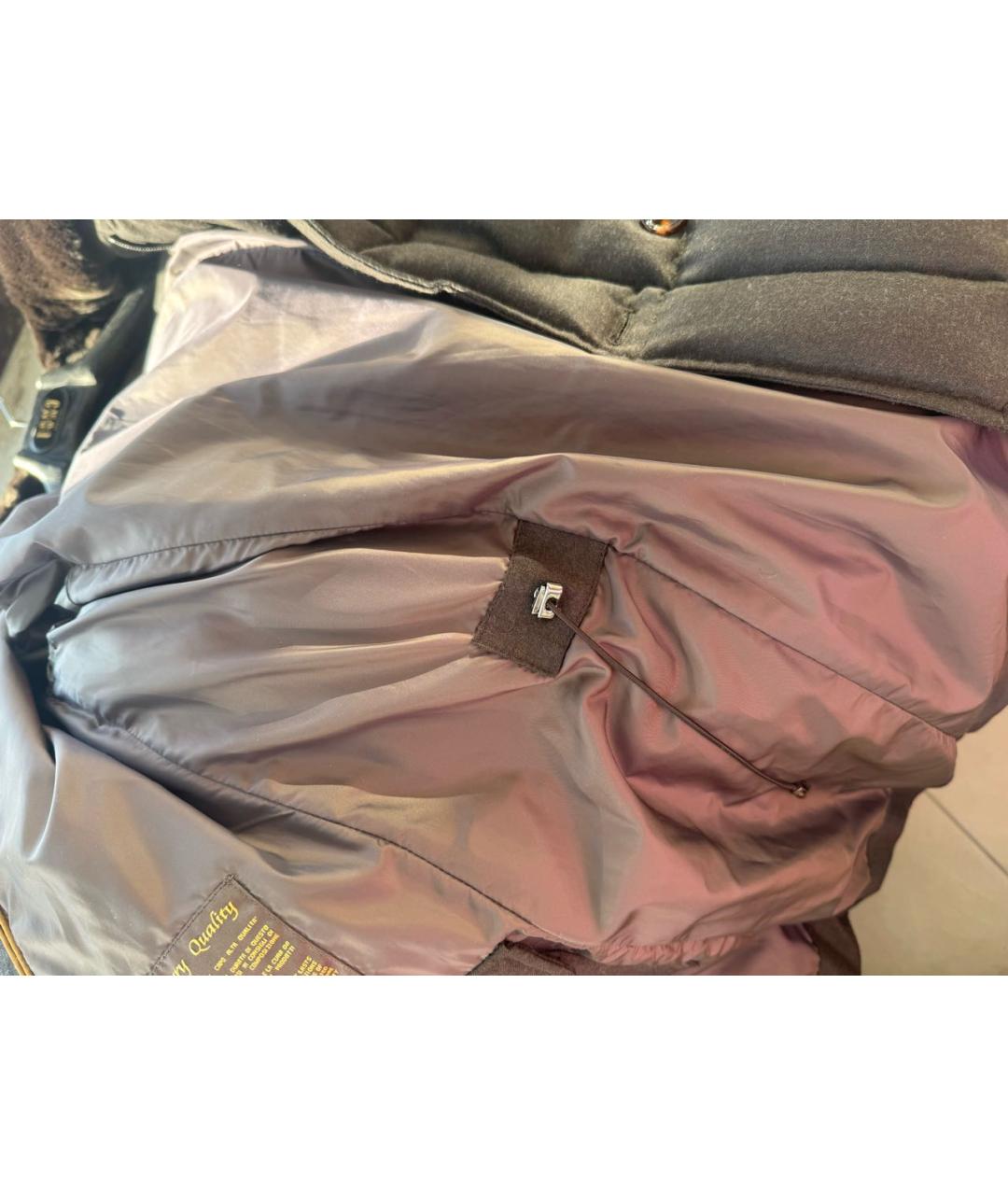 MOORER Коричневая шерстяная куртка, фото 6