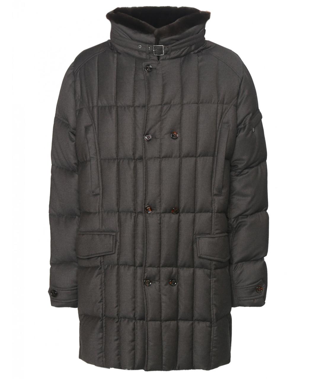 MOORER Коричневая шерстяная куртка, фото 1