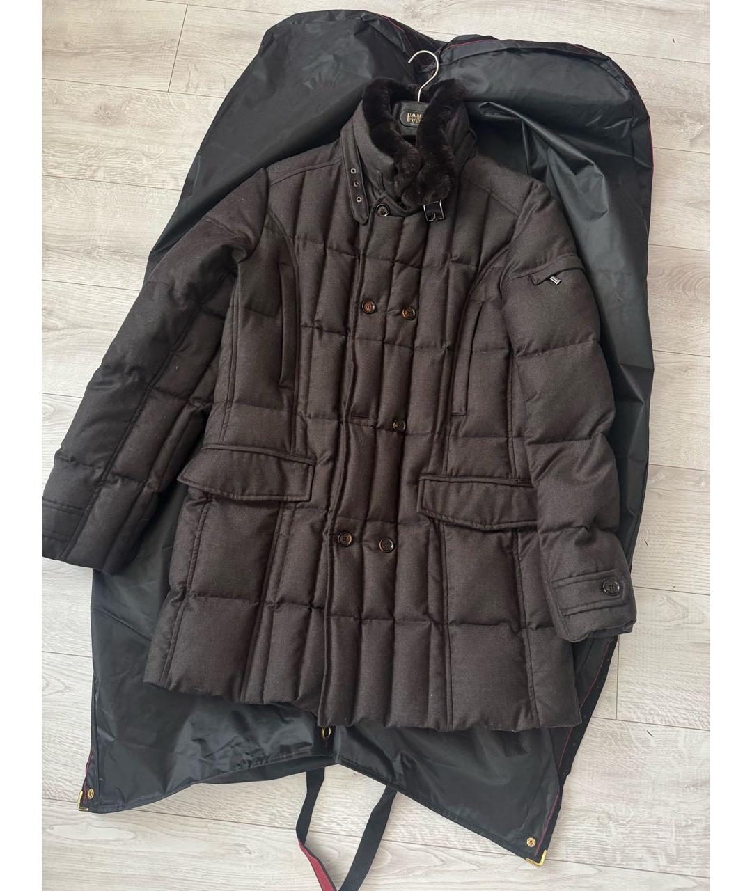 MOORER Коричневая шерстяная куртка, фото 9