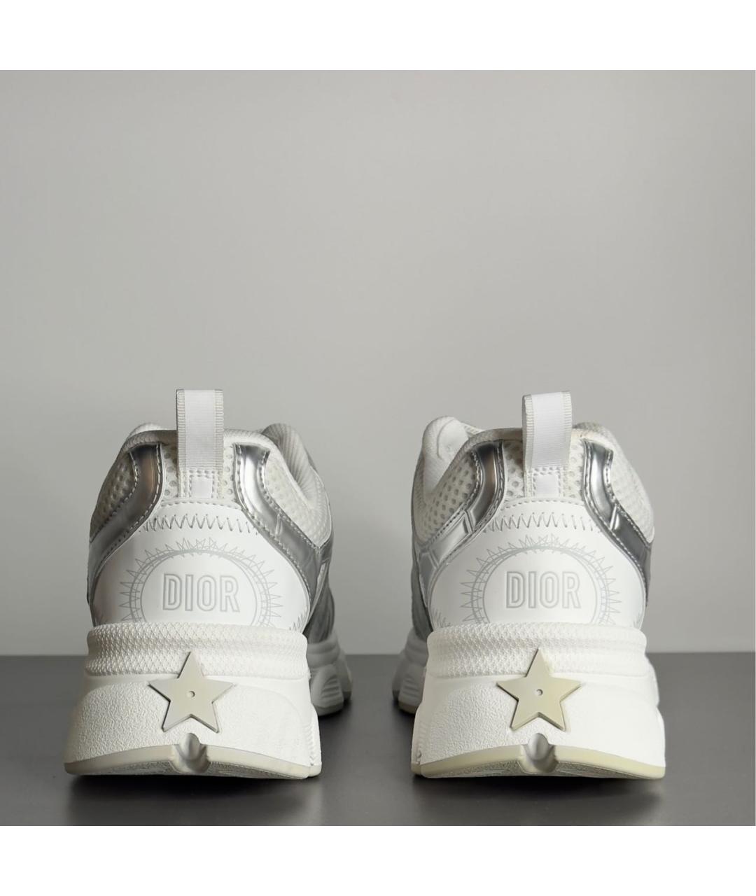 CHRISTIAN DIOR Белые текстильные кроссовки, фото 4