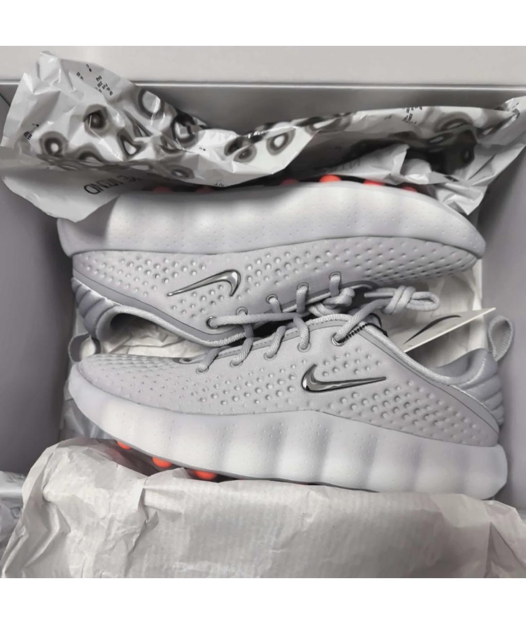 NIKE Серые низкие кроссовки / кеды, фото 2