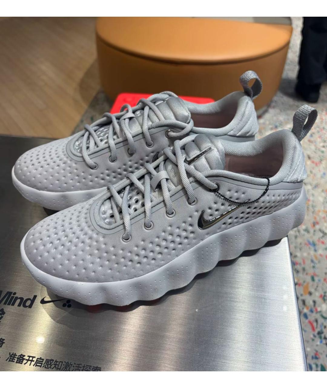 NIKE Серые низкие кроссовки / кеды, фото 3