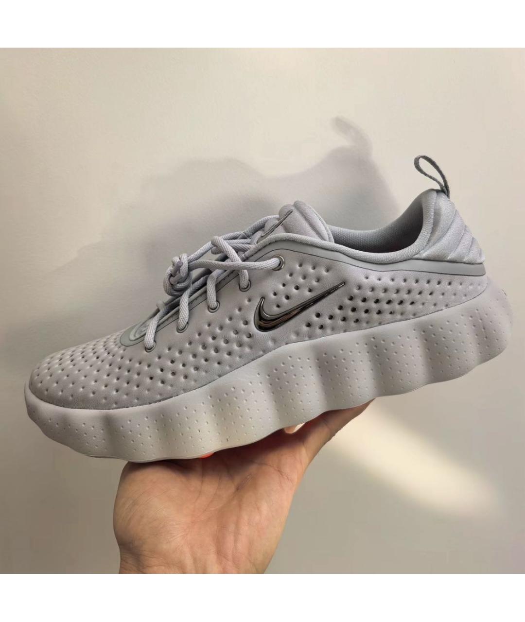 NIKE Серые низкие кроссовки / кеды, фото 4