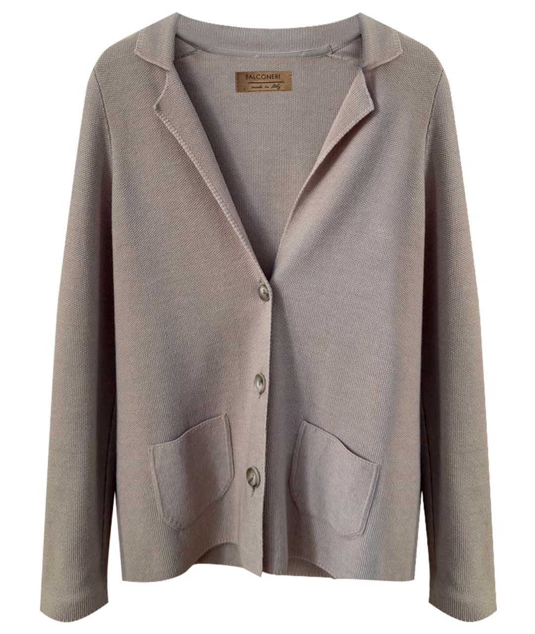 FALCONERI Бежевый шерстяной кардиган, фото 1