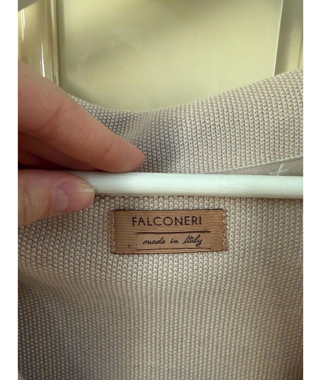 FALCONERI Бежевый шерстяной кардиган, фото 3