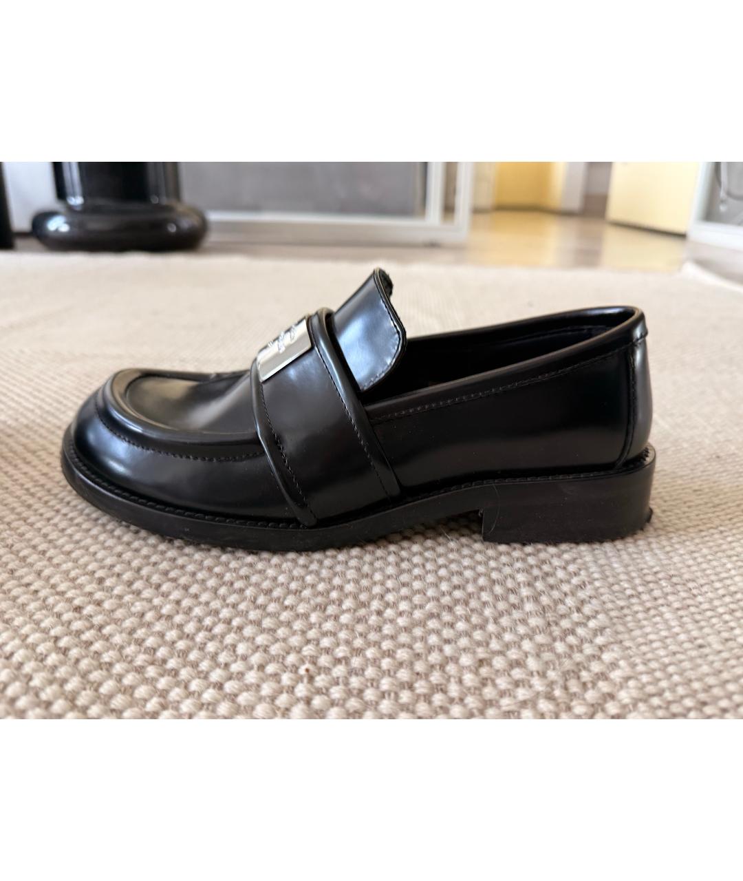 ACNE STUDIOS Черные кожаные лоферы, фото 8