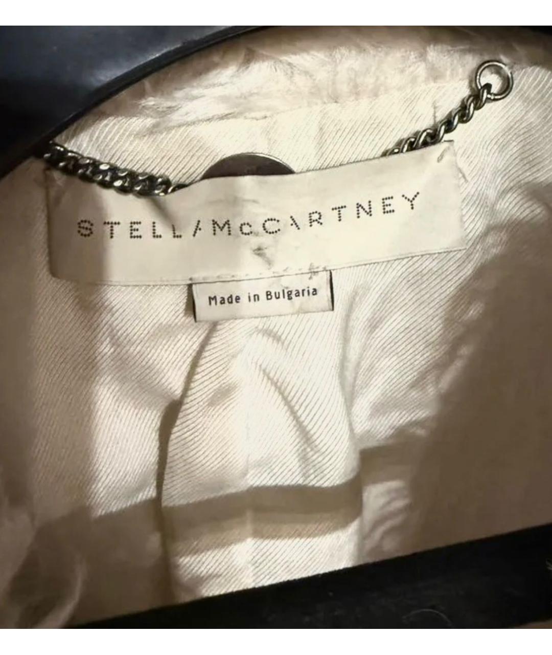 STELLA MCCARTNEY Бежевая меховая шуба, фото 3