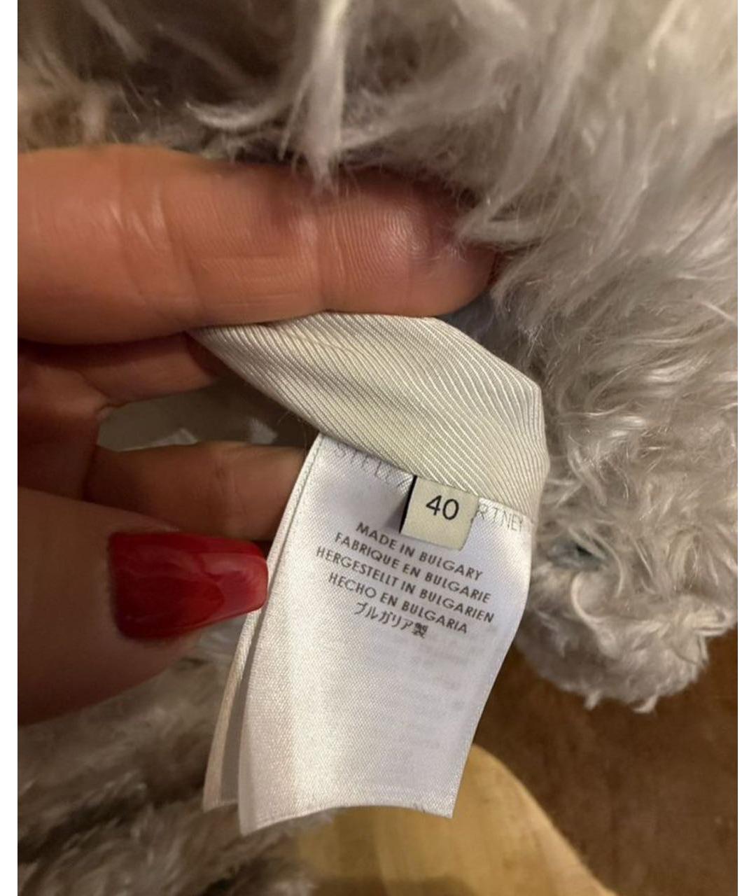 STELLA MCCARTNEY Бежевая меховая шуба, фото 5