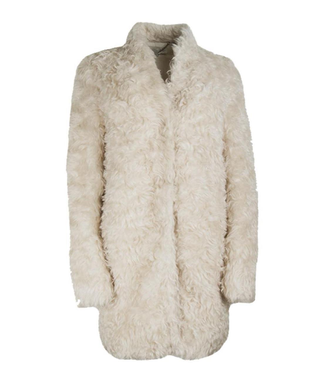 STELLA MCCARTNEY Бежевая меховая шуба, фото 1