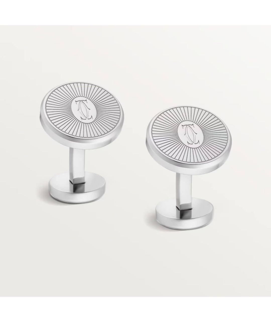 CARTIER Серебряные серебряные запонки, фото 5